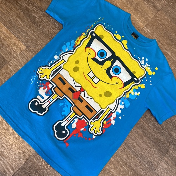 Fifth Sun Other - SpongeBob SquarePants Men's Blue Short-Sleeve Graphic T Shirt By Fifth Sun Sz M